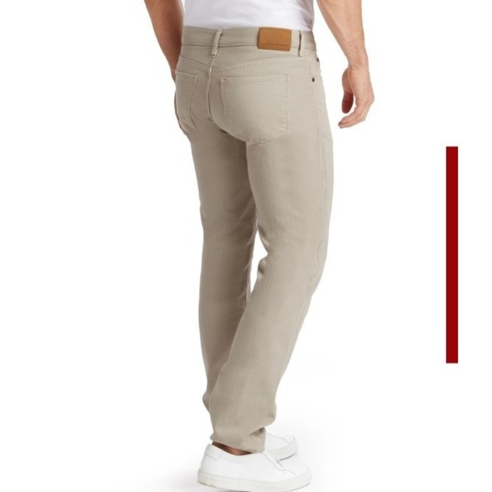 Mott & Bow Mercer Men's 33x30 Slim lt. Khaki Denim w/stretch preppy casual
